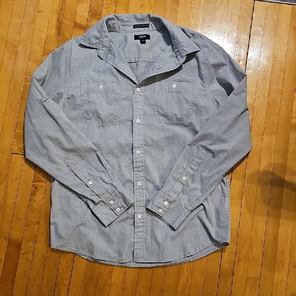 Urban Pipeline Light Blue Casual Button-Down Shirt